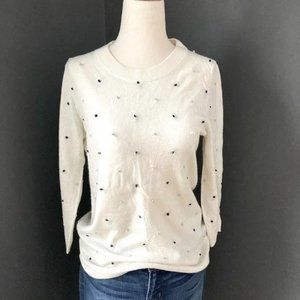J.Crew Pompom Dot Merino Sweater